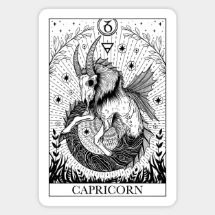 Zodiac sign tarot card Capricorn Magnet